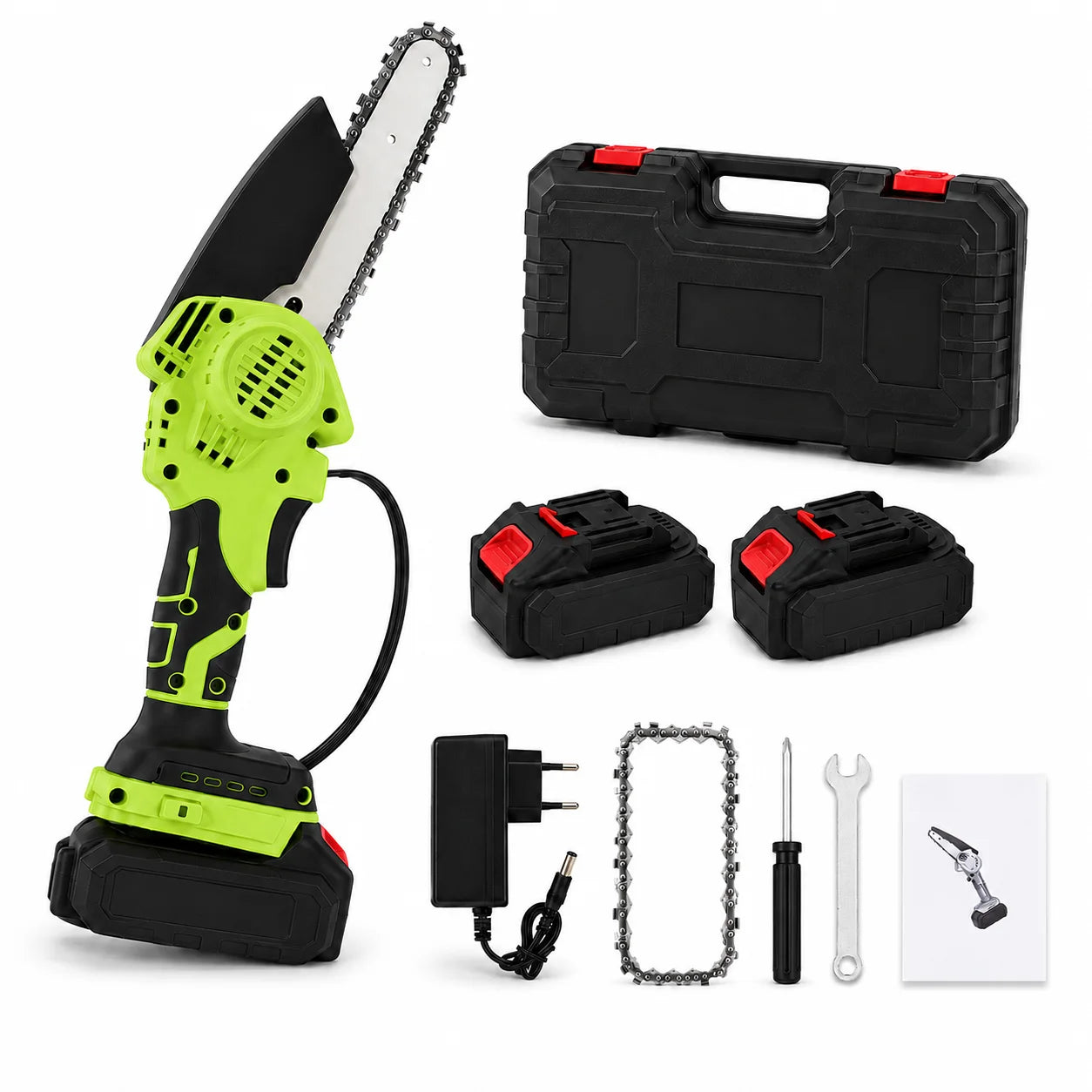Mini Cordless Chainsaw Pruning Saw Lightweight One Handed Trimming