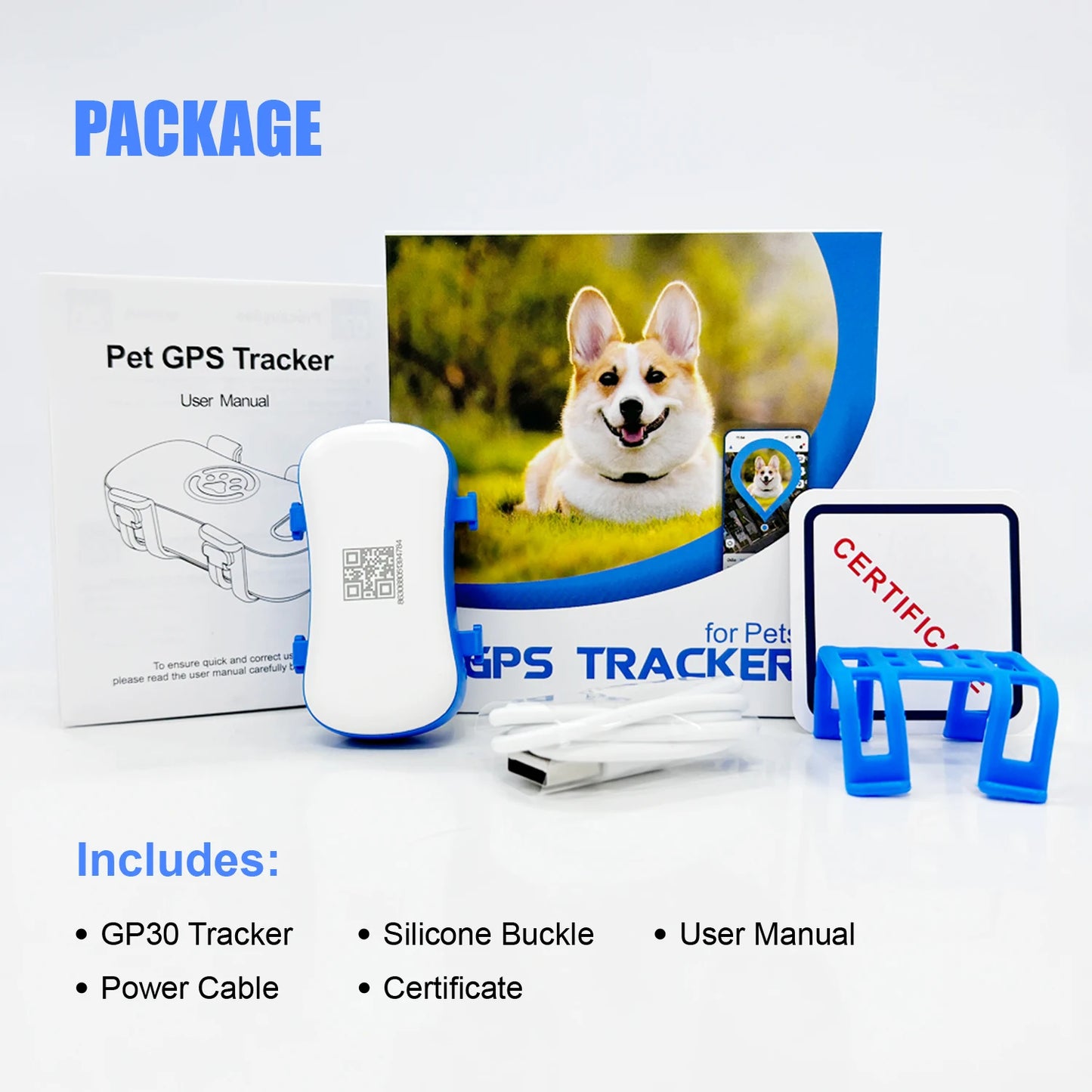 WANWAYTECH GPS Pet Tracker Real Time Location With Unlimited Tracking