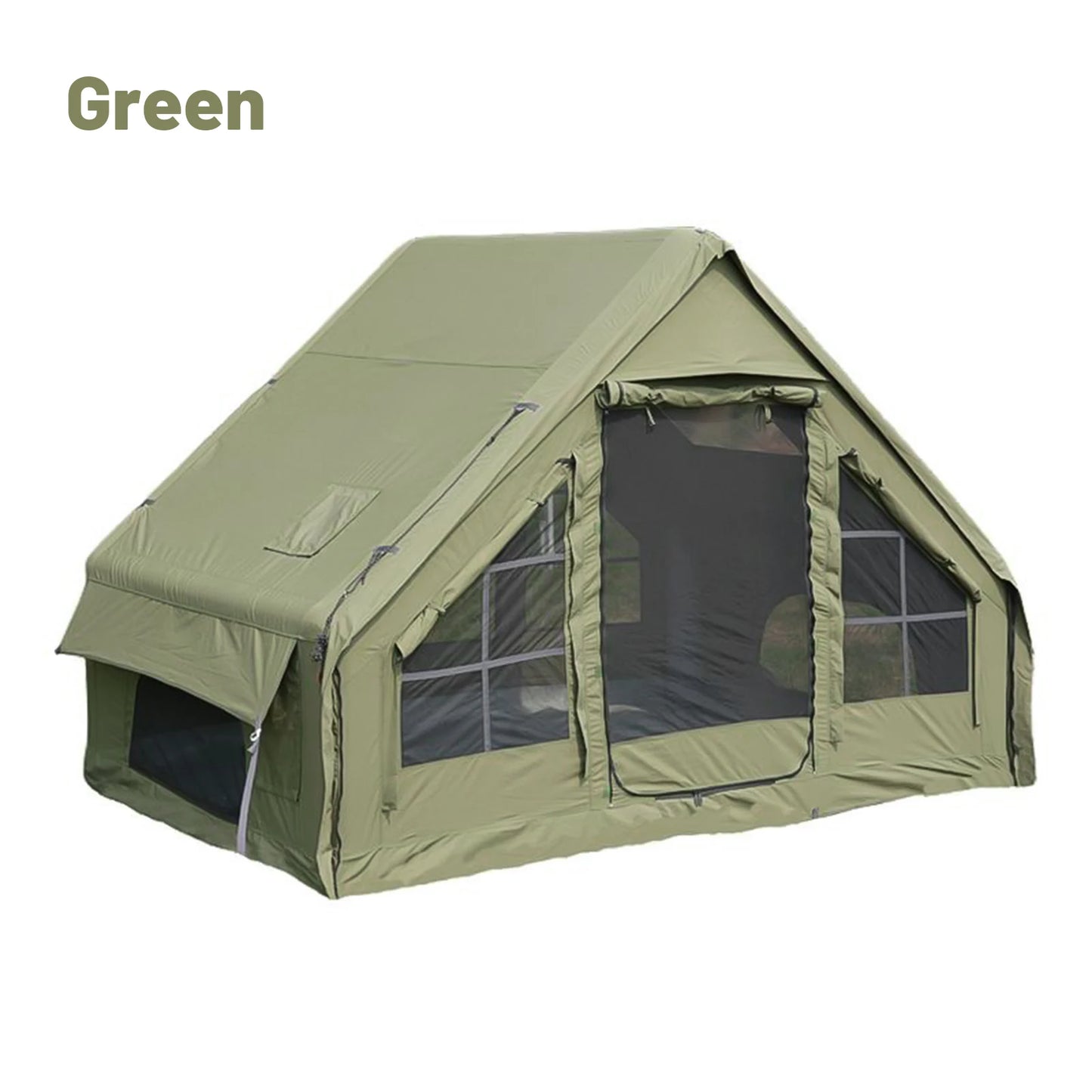 Pakicetus Inflatable Camping Tents With Stove Plug