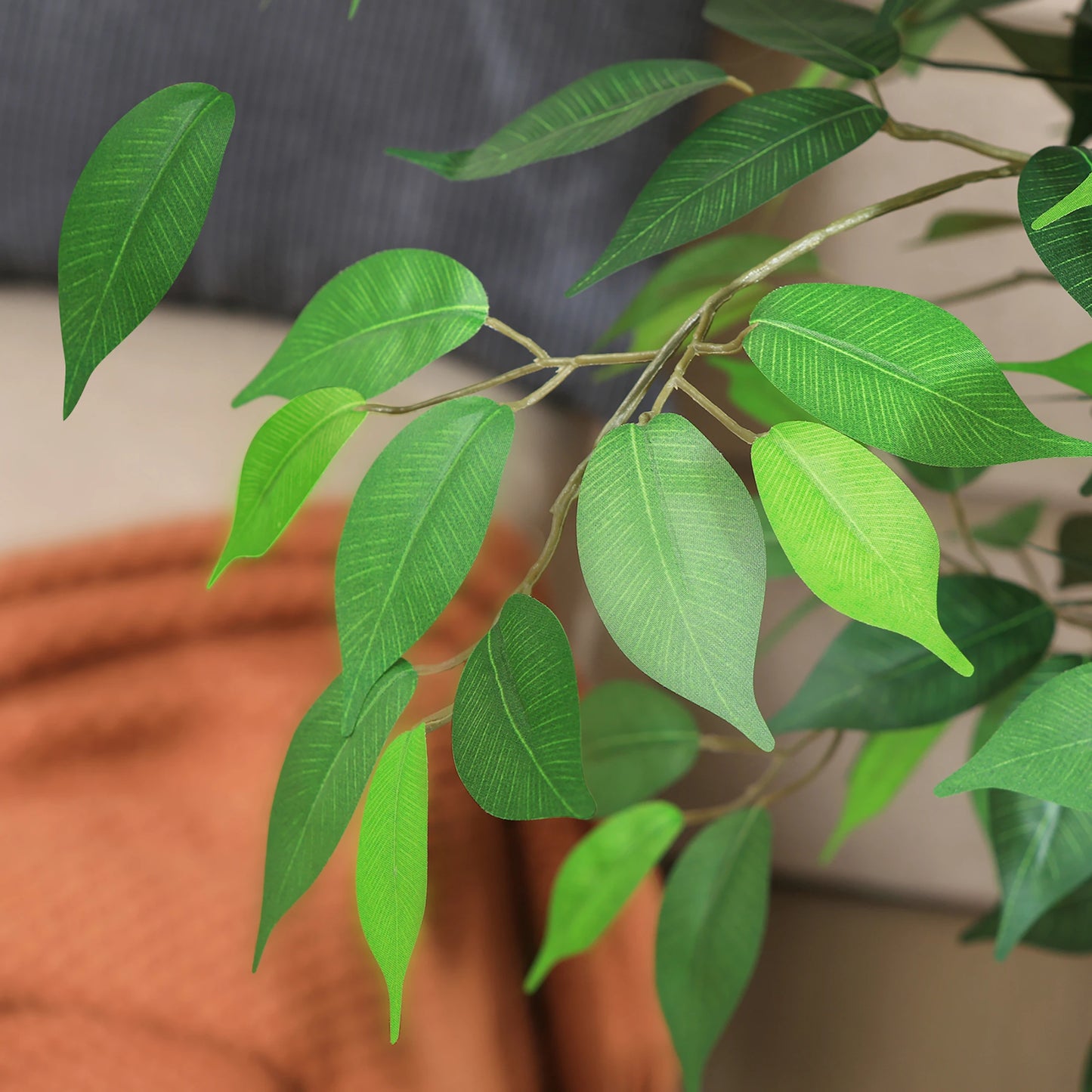 KAZEILA Artificial Ficus Tree With Natural Curved Trunk For Decor