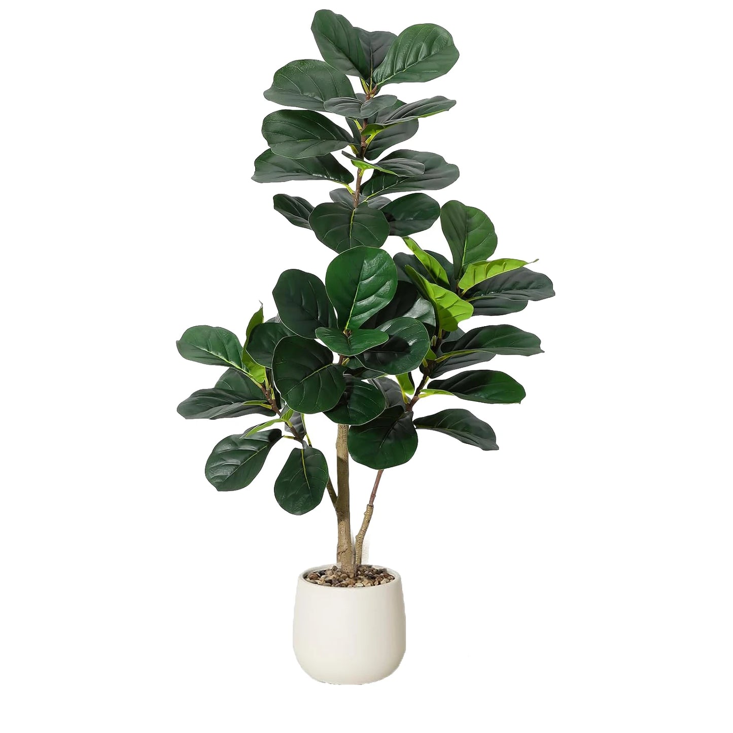 HiMISS Fiddle Leaf Fig Tree Artificial In Planter Pot