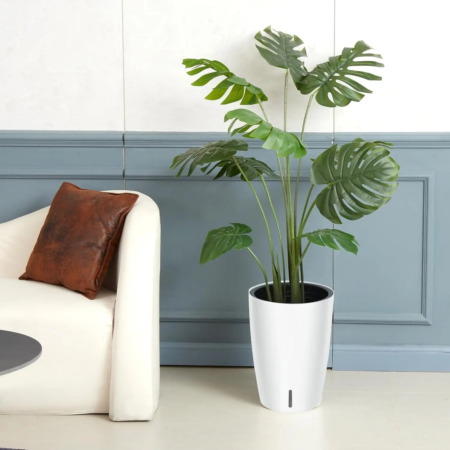 TWISTER.CK Self-Watering Tall Planters With Water Level Gauge