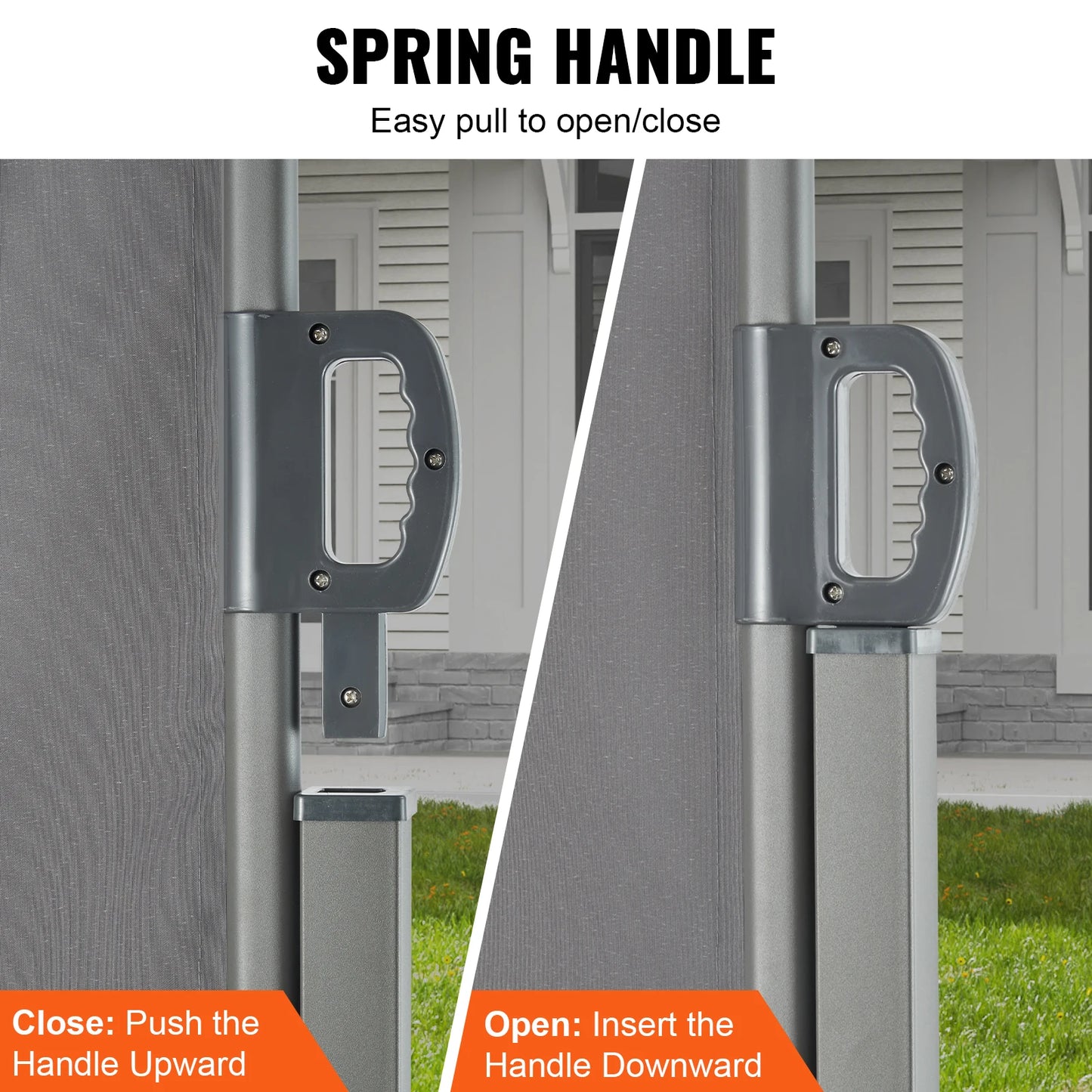 SucceBuy Retractable Side Awning Outdoor Privacy Screen UV 30