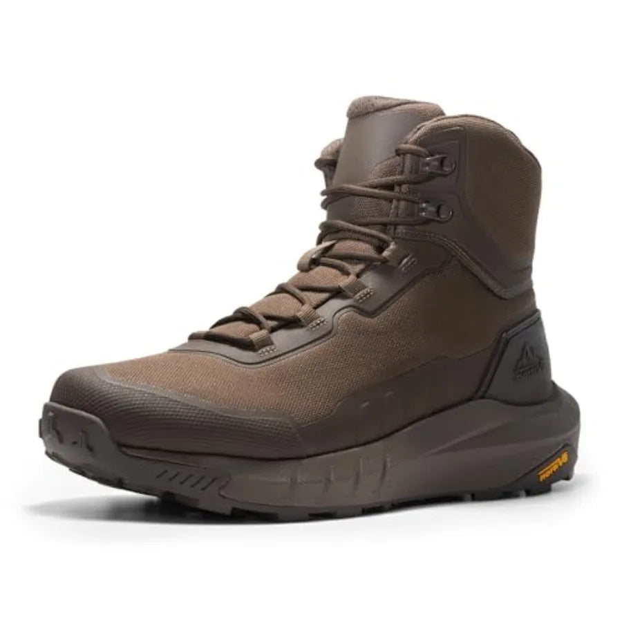 NORTIV 8 Men's Tactical Hiking Boots Cushioned Sole Side Zipper