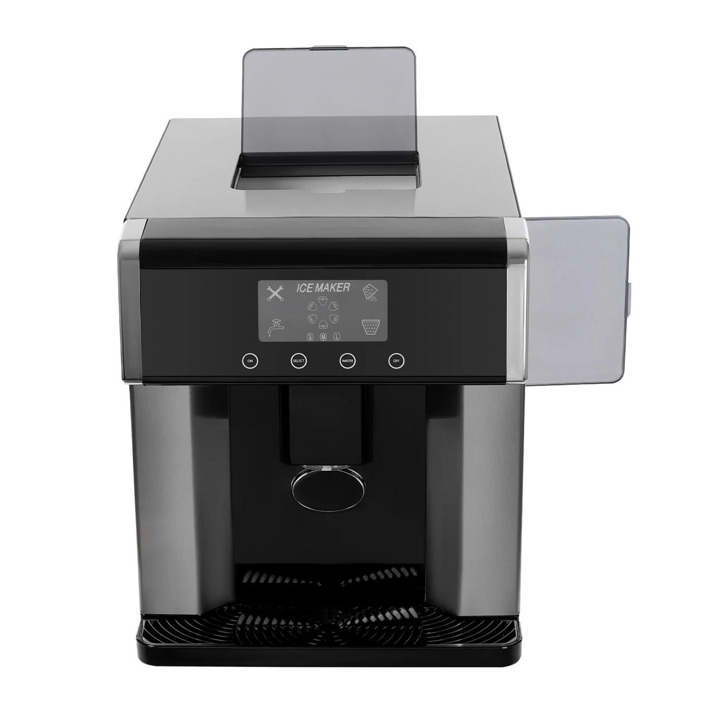 Countertop Ice Maker Dispenser 110V 2 In 1 Ice Water Maker