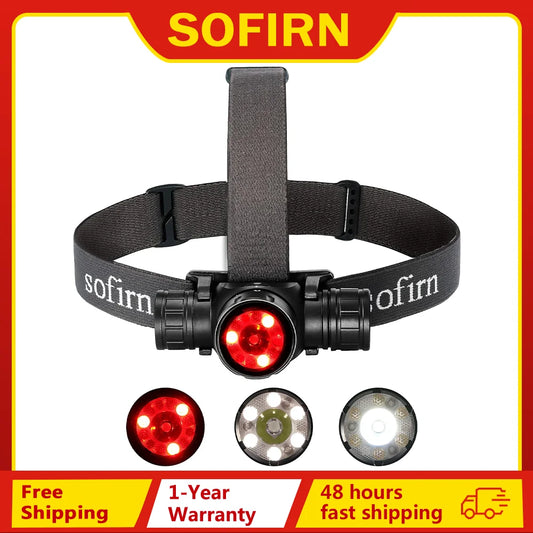 Sofirn HS21 2000lm EDC Headlamp USB C Rechargeable