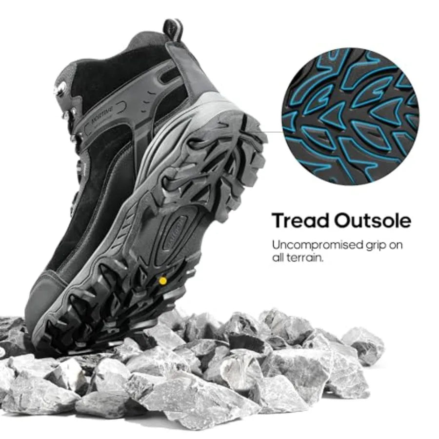 NORTIV 8 Mens Waterproof Hiking Boots Outdoor Mid Trekking Paladin
