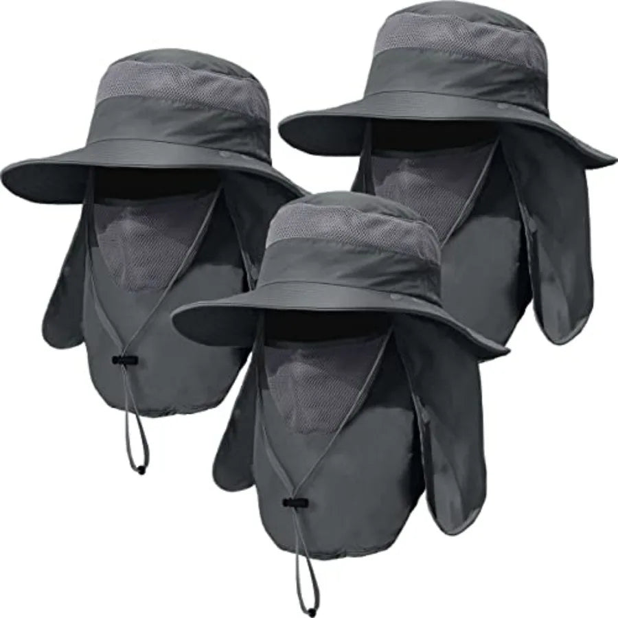 Unisex Outdoor Wide Brim Fishing Hat UPF 50 Sun Protection