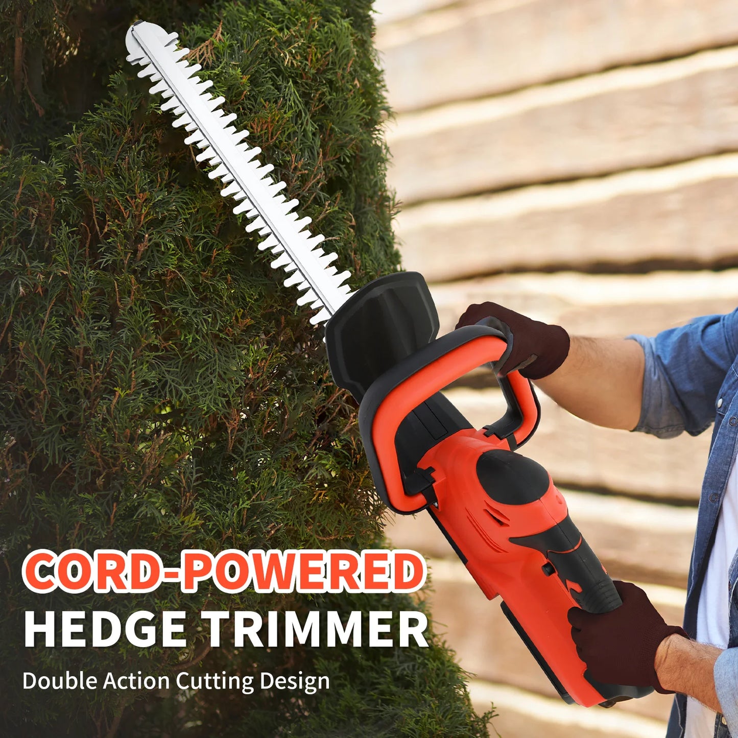 Cordless Hedge Trimmer 22-Inch With 3.0Ah Battery And Charger