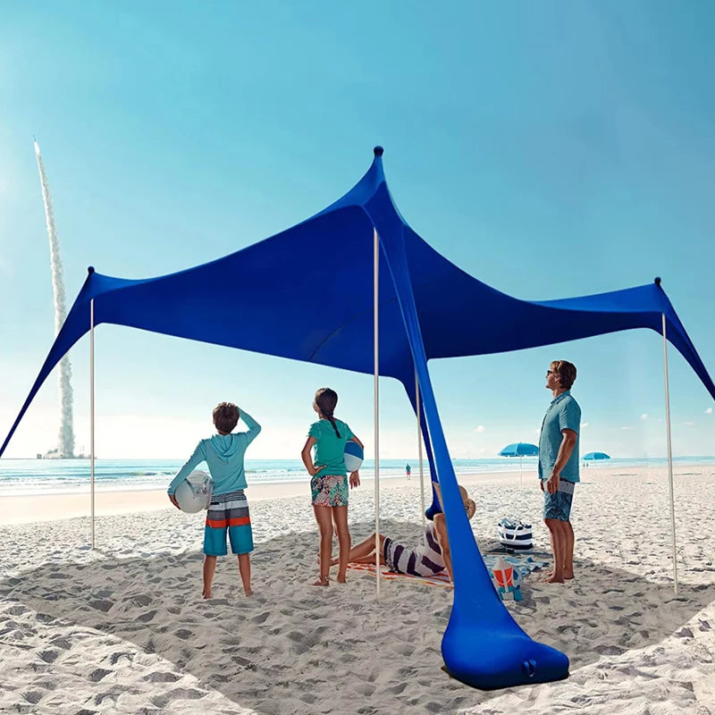 Family Camping Canopy Tent Waterproof 1000mm Polyester Large