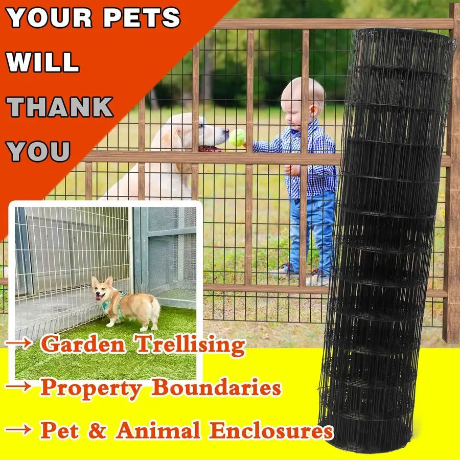 PVC Coated Welded Wire Fence 16 Gauge Galvanized Steel