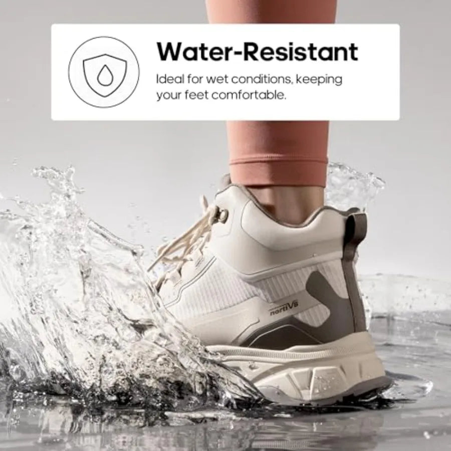 NORTIV 8 Womens Waterproof Lightweight Hiking Boots