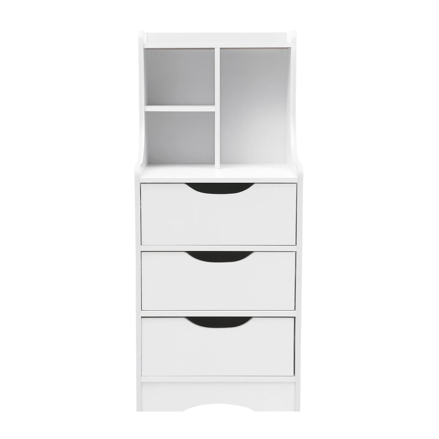 Bymaocar Three-Drawer Nightstand Bedside Table With Drawers