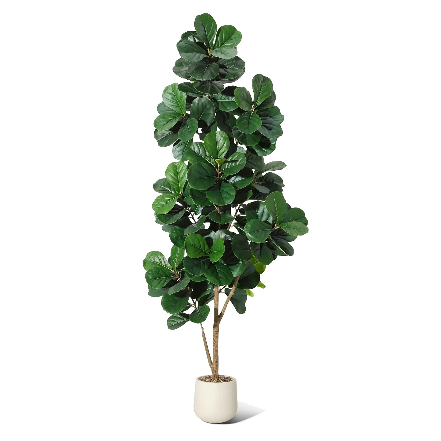 HiMISS Fiddle Leaf Fig Tree Artificial In Planter Pot