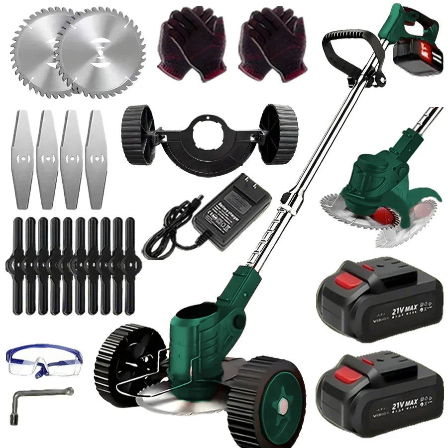 Cordless Lawn Trimmer Edger Brush Cutter For Garden And Yard