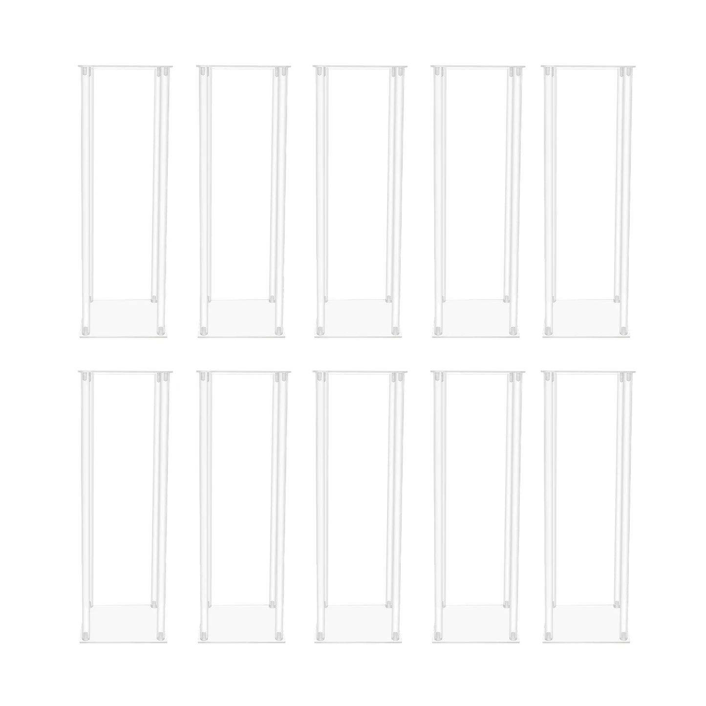 Acrylic Vase Wedding Centerpieces Flower Stands Set Free Standing Geometric Rack