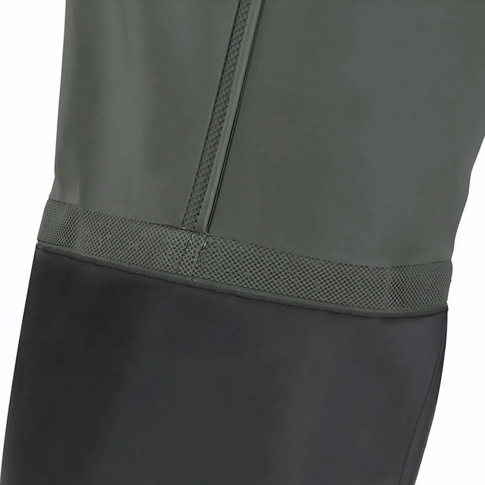 Mens Waterproof Wader Set With Hooded Overalls Boots And Gloves