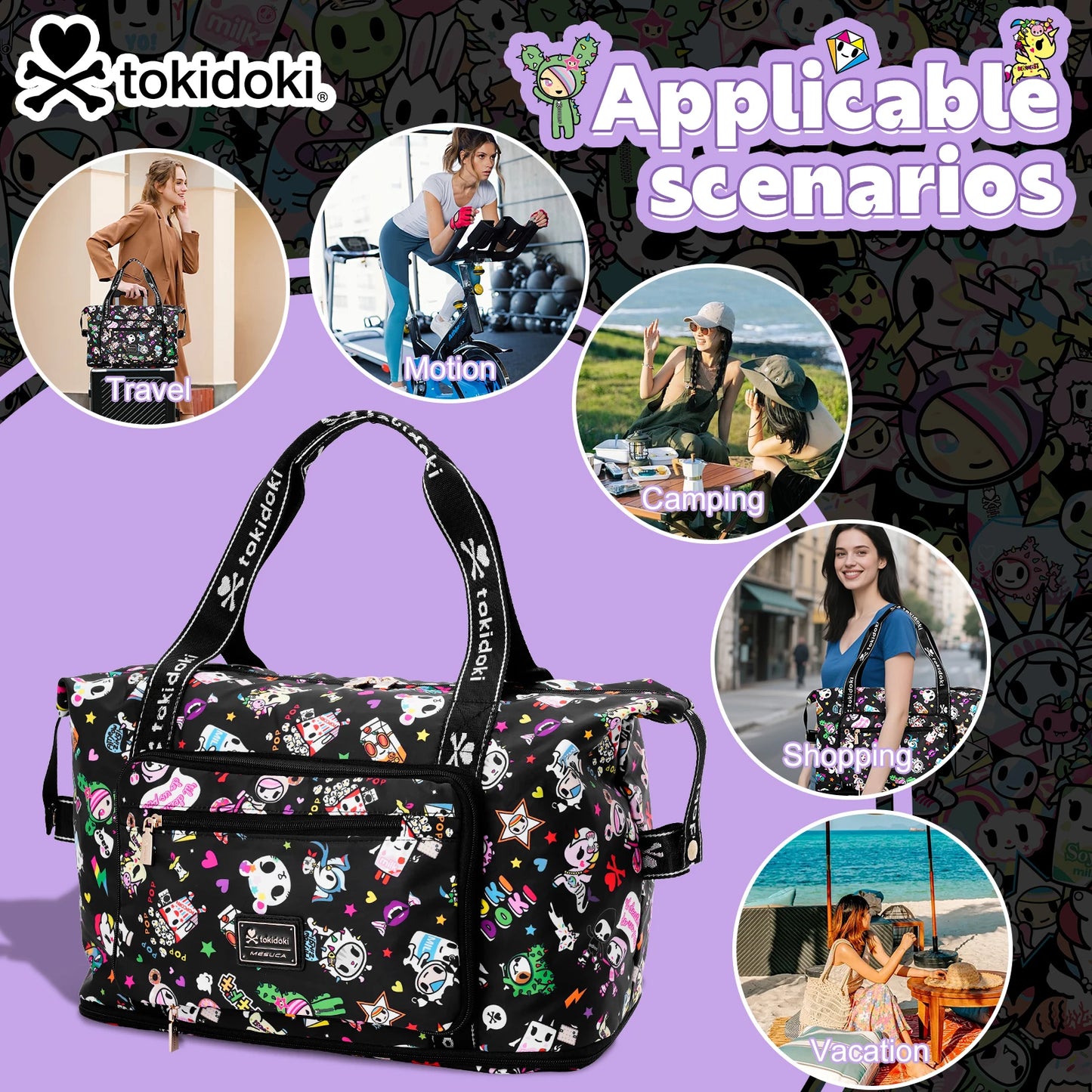 Tokidoki Unicorno Travel Duffle Bag