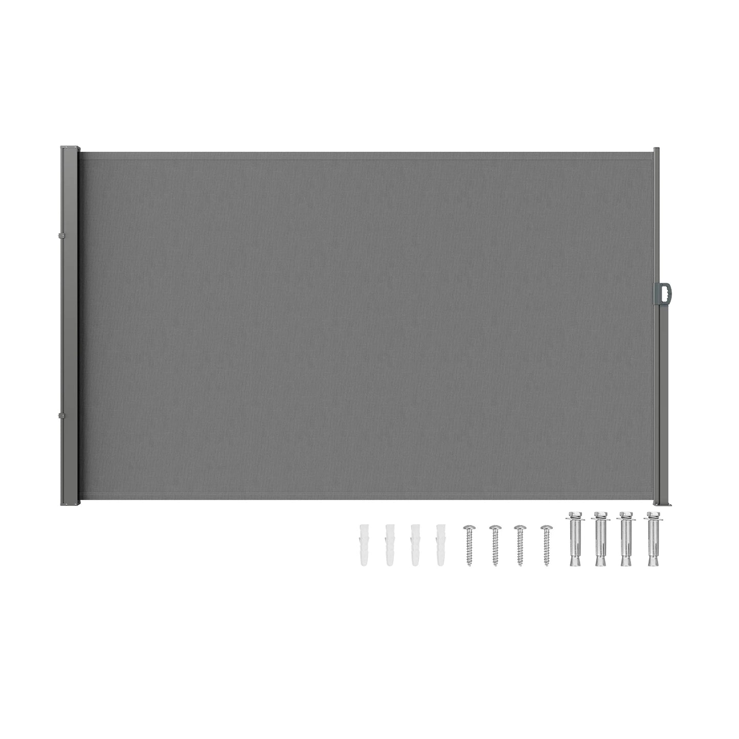 SucceBuy Retractable Side Awning Outdoor Privacy Screen UV 30