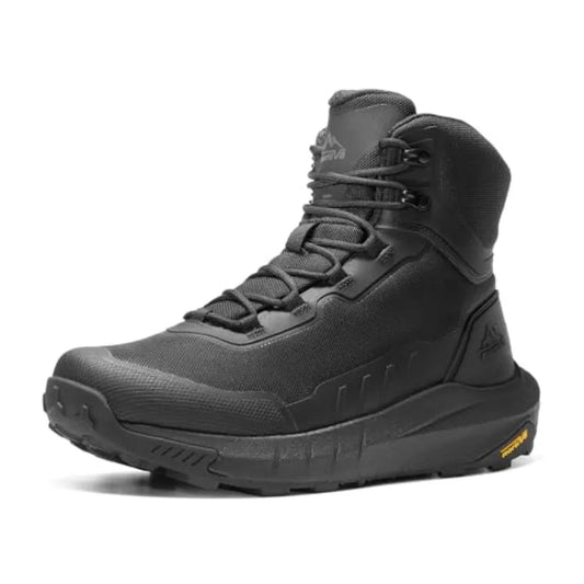 NORTIV 8 Men's Tactical Hiking Boots Cushioned Sole Side Zipper