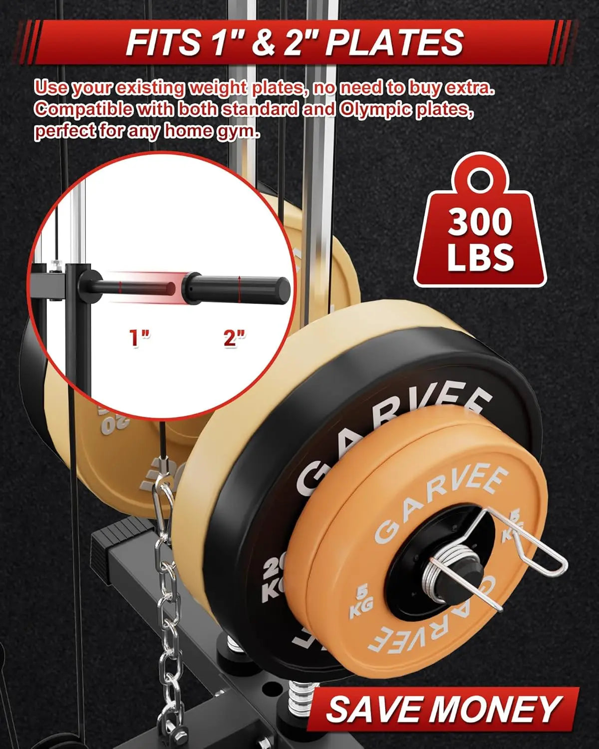 HiMISS Home Gym Machine Chest Press Lat Pulldown Leg Extension