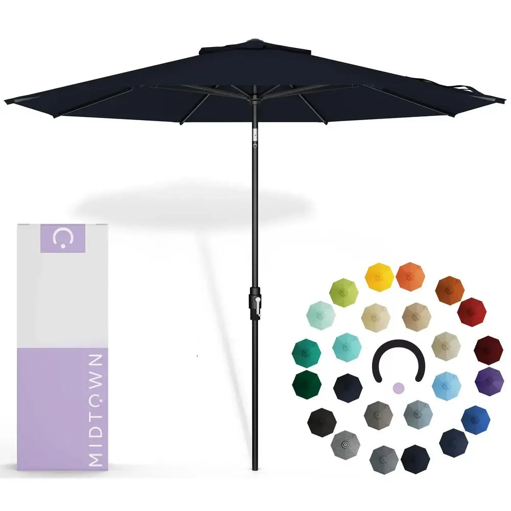 Patio Umbrella With 360 Swivel Tilt Sunbrella Fabric