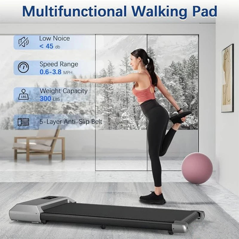 NONEDriving 2.5 HP Treadmill For Home 300lb Capacity 2in1