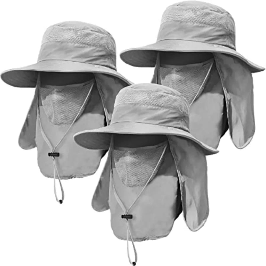 Unisex Outdoor Wide Brim Fishing Hat UPF 50 Sun Protection