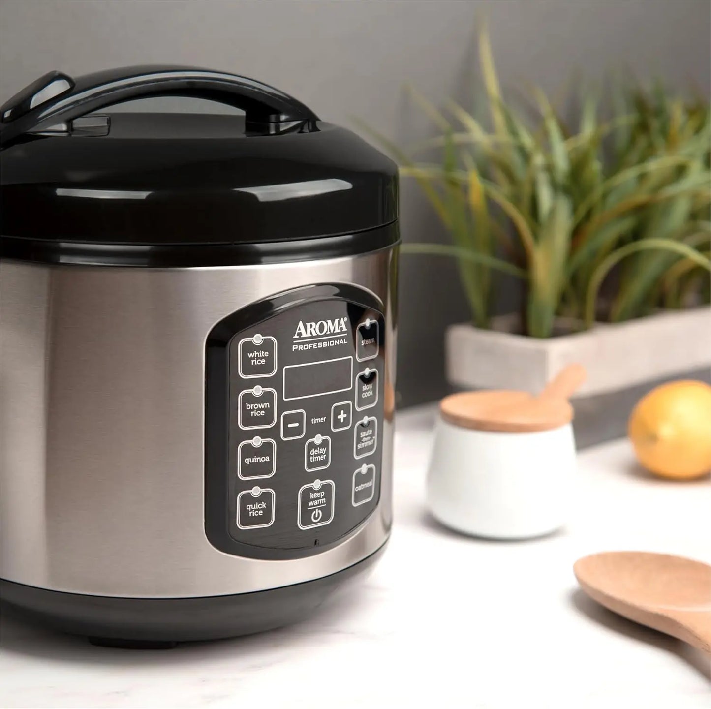 Digital Rice Cooker And Multicooker With Steamer And Keep Warm