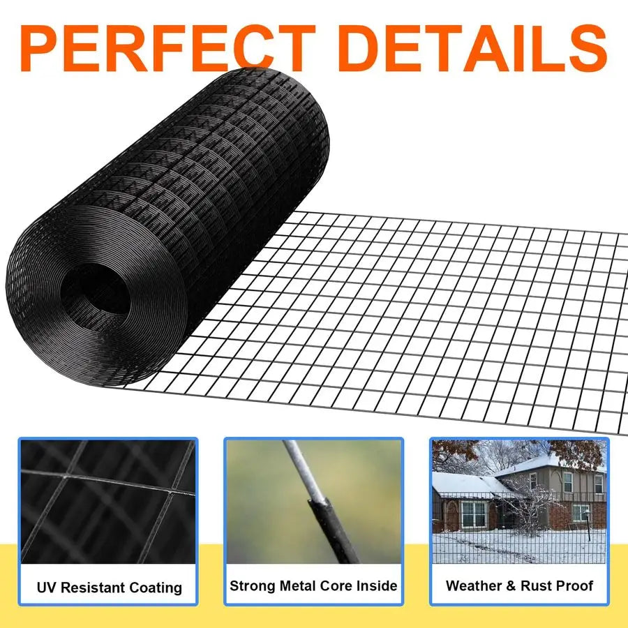 PVC Coated Welded Wire Fence 16 Gauge Galvanized Steel